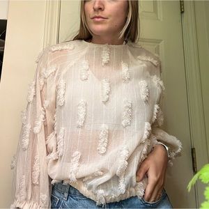 Shear Fluffy Blouse